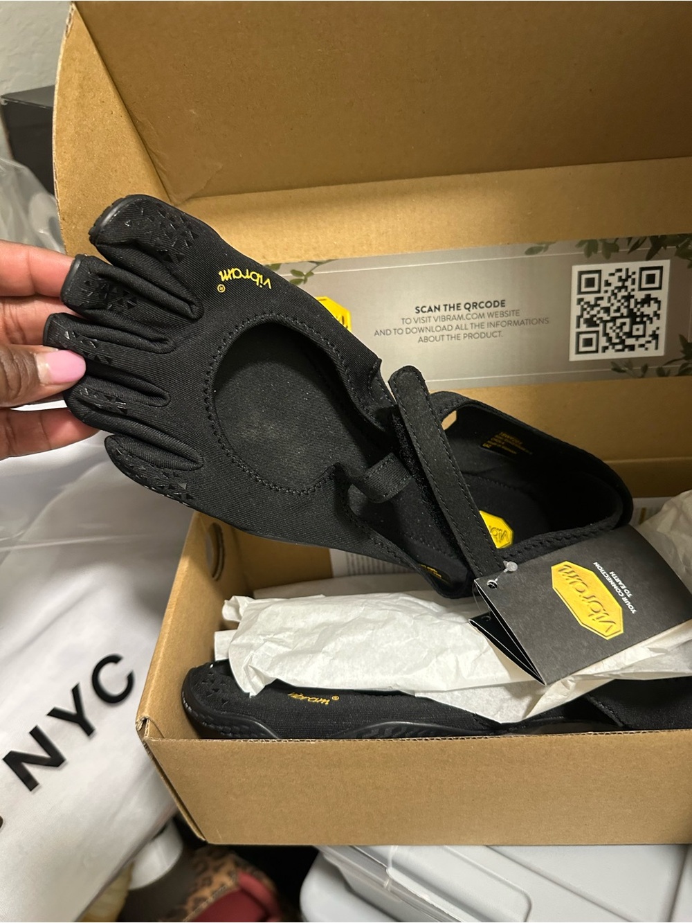 Vibram V-Soul FiveFingers Black - Picture 4 of 7